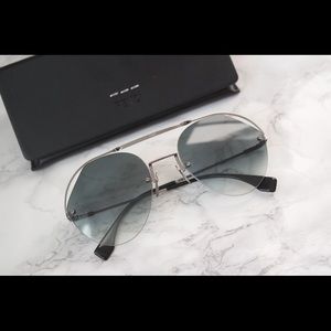 BRAND NEW Fendi Ribbon Crystal &Aviator Sunglasses